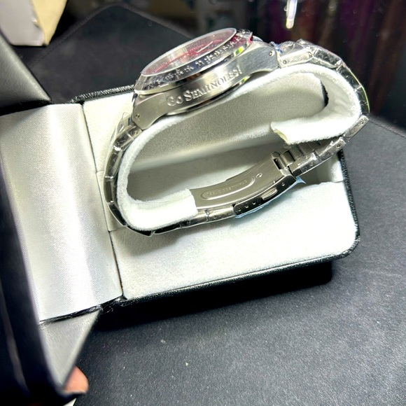 RETRO Florida State Seminoles - Collectors Watch NEW, never worn in leather box - Picture 5 of 16